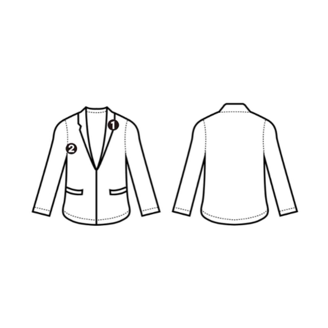 【美品】ポロラルフローレン　テーラードジャケット　ブラック　4 刺繍　シルバー