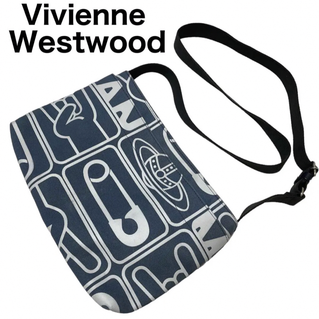 Vivienne Westwood 総柄　ショルダーバッグ　クロスボディ　オーブバッグ