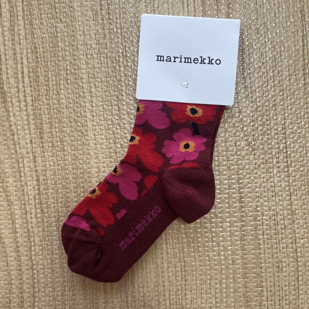 marimekko(マリメッコ)のマリメッコ marimekko 靴下 ベビー  キッズ/ベビー/マタニティのこども用ファッション小物(靴下/タイツ)の商品写真