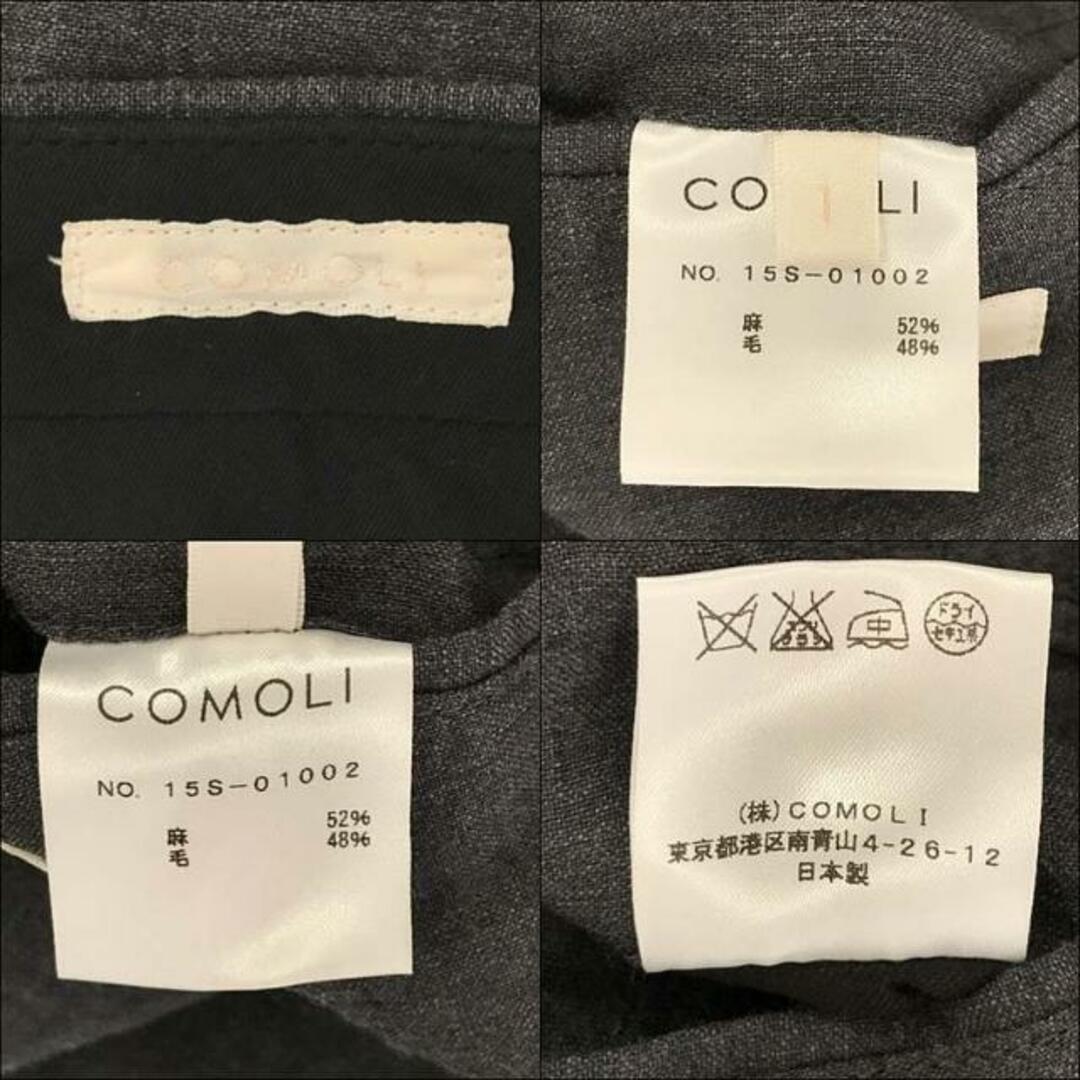 COMOLI(コモリ)のCOMOLI / コモリ | セットアップ TYPEWRITER WJK リネンウール ジャケット / 2タックテーパードパンツ | 1 | グレー | メンズ メンズのジャケット/アウター(その他)の商品写真