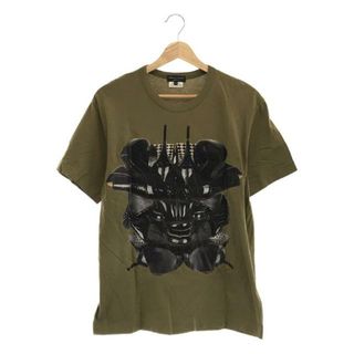 コムデギャルソンオムプリュス 半袖 プリント Tシャツ M 黒 ブラック