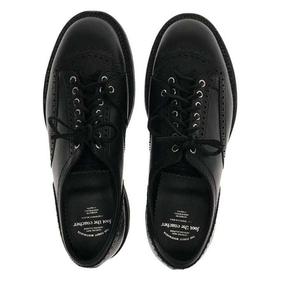 foot the coacher(フットザコーチャー)の【美品】  foot the coacher / フットザコーチャー | COMMAND SHOES (VIBRAM) レザー コマンドシューズ | black | メンズ メンズの靴/シューズ(ドレス/ビジネス)の商品写真