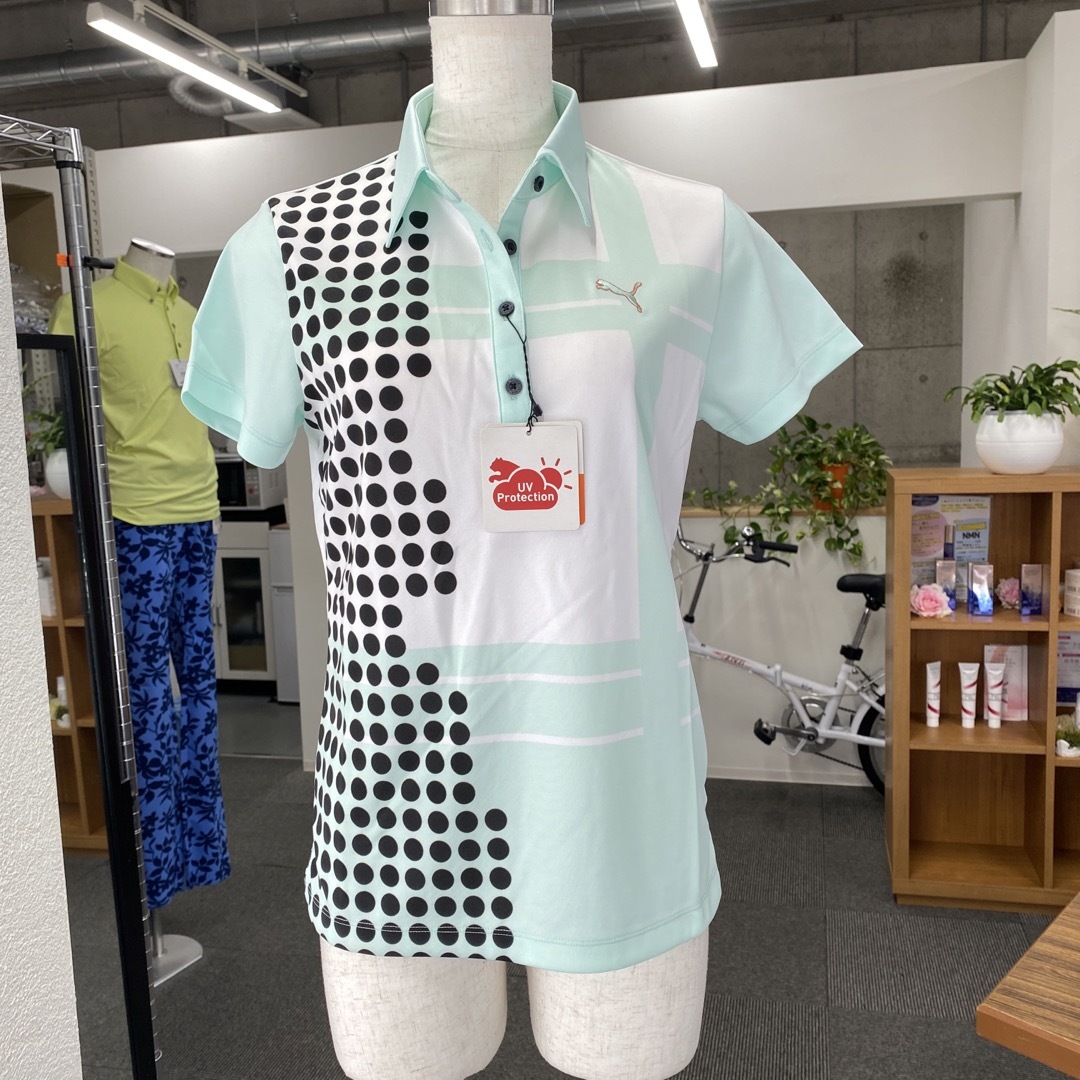 PUMA(プーマ)の爽やかなポロシャツMサイズ スポーツ/アウトドアのゴルフ(ウエア)の商品写真