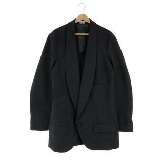 コムデギャルソンオムプリュス(COMME des GARCONS HOMME PLUS)のCOMME des GARCONS HOMME PLUS / コムデギャルソンオムプリュス | 2019AW | ポリ縮絨 ショールカラー テーラードジャケット | M | ブラック | メンズ(その他)