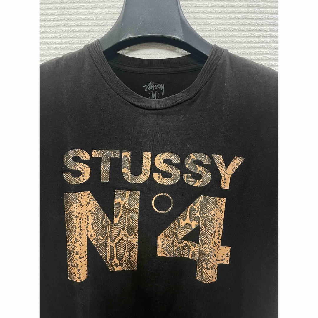 STUSSY(ステューシー)の★激レア★STUSSYステューシー  N4ビックロゴ ヘビ柄　パイソンMサイズ  メンズのトップス(Tシャツ/カットソー(半袖/袖なし))の商品写真