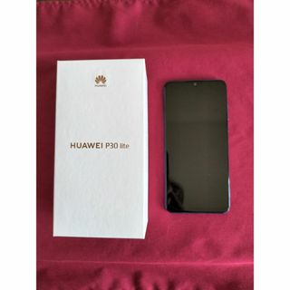 ファーウェイ(HUAWEI)の【HUAWEI P30 lite ピーコックブルー SIMフリー 】⇒美品＆お得(スマートフォン本体)