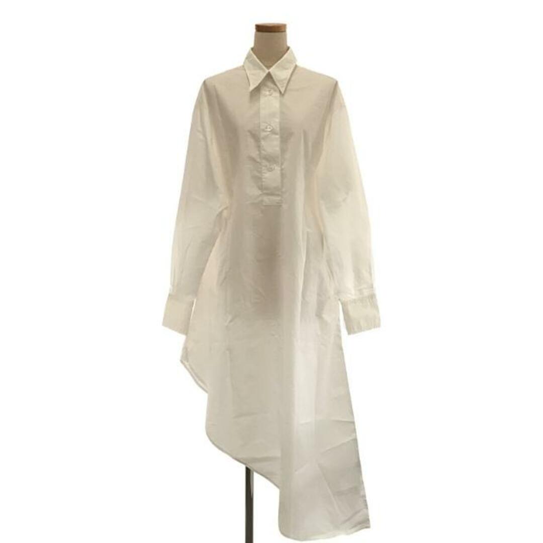 【美品】  MM6 Maison Margiela / エムエムシックスメゾンマルジェラ | Poplin Shirt Dress ワンピース | 42 | ホワイト | レディース レディースのワンピース(ロングワンピース/マキシワンピース)の商品写真