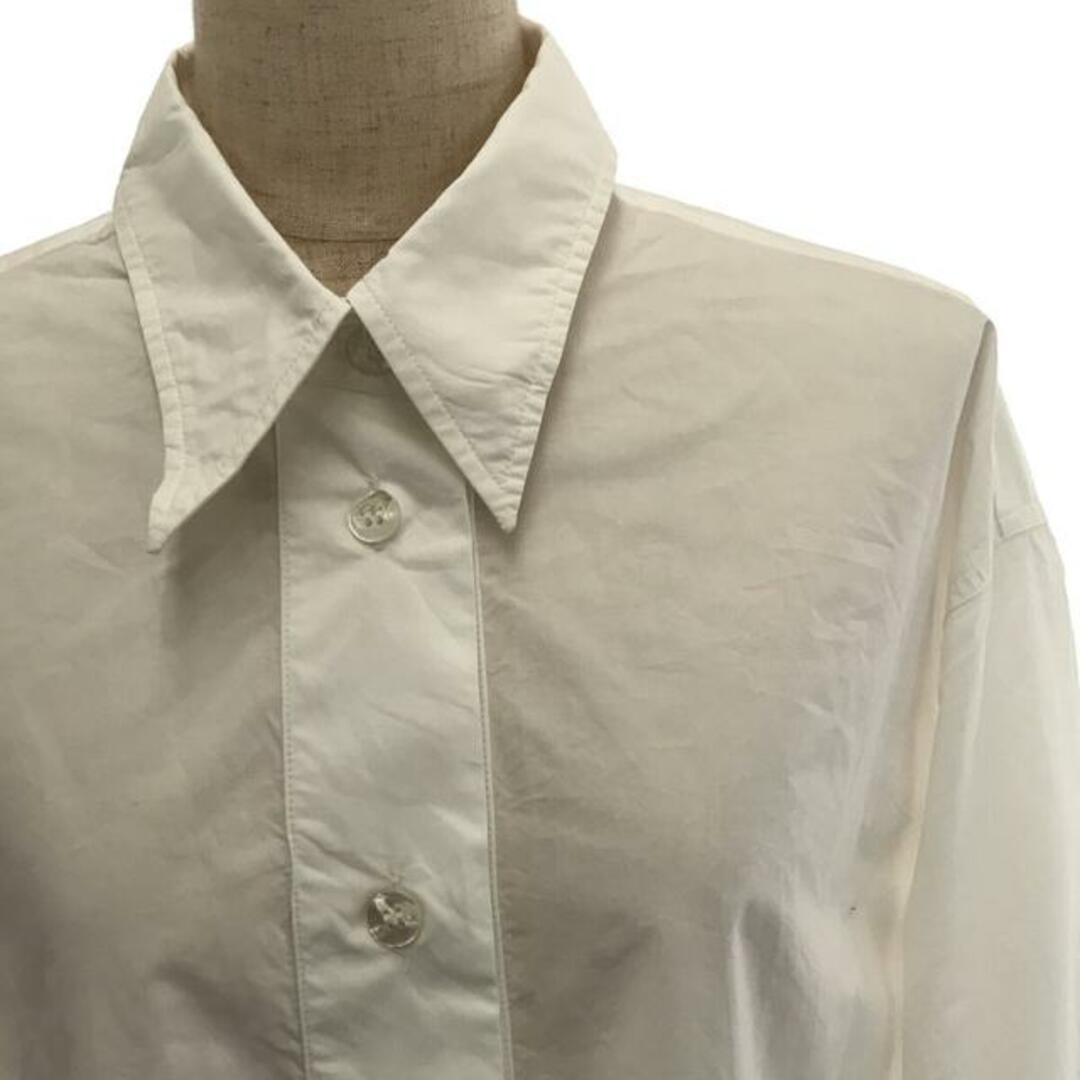 【美品】  MM6 Maison Margiela / エムエムシックスメゾンマルジェラ | Poplin Shirt Dress ワンピース | 42 | ホワイト | レディース レディースのワンピース(ロングワンピース/マキシワンピース)の商品写真