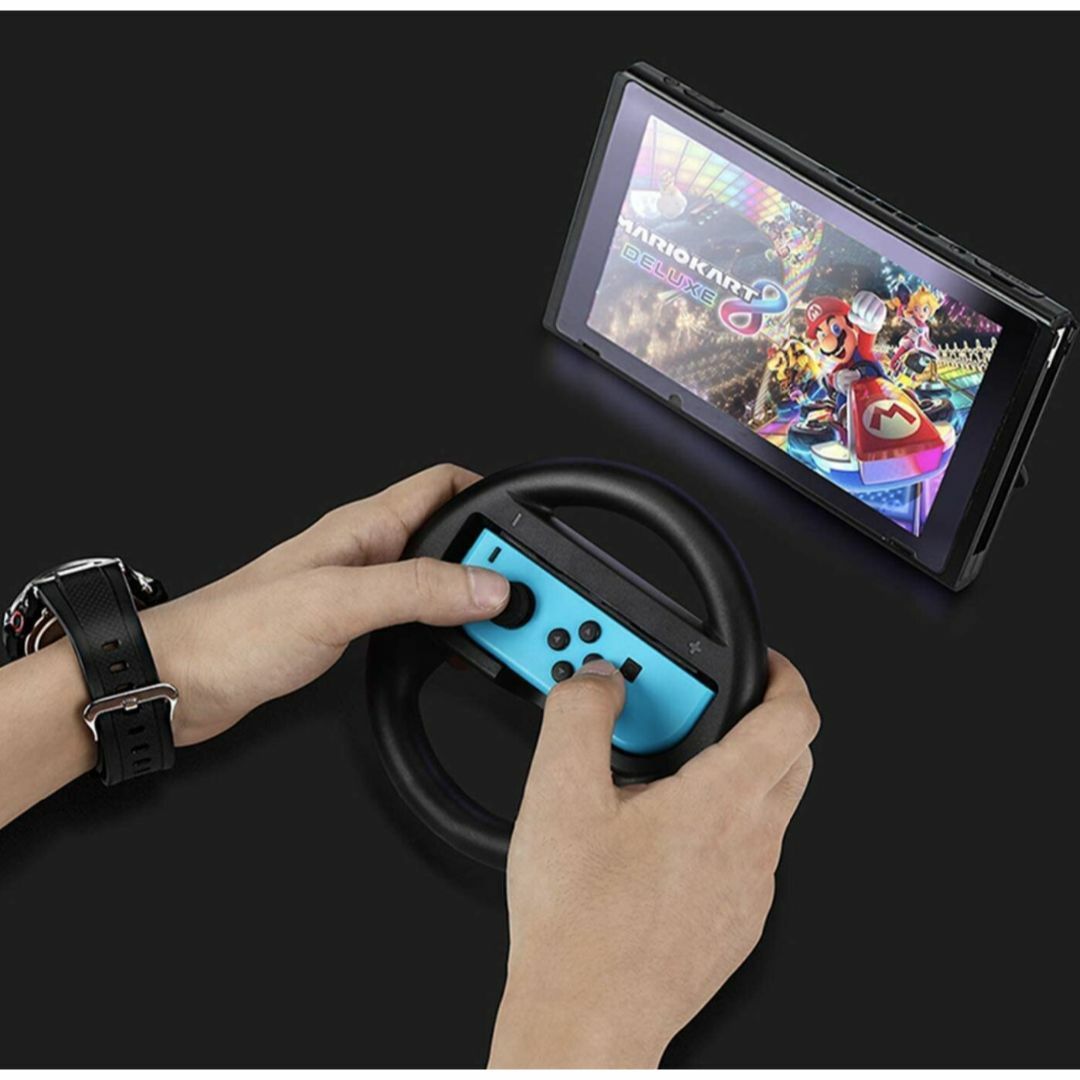 セットアップ マリオカート8 デラックス Joy-Conハンドル for Nintendo Switch ルイージ Switch