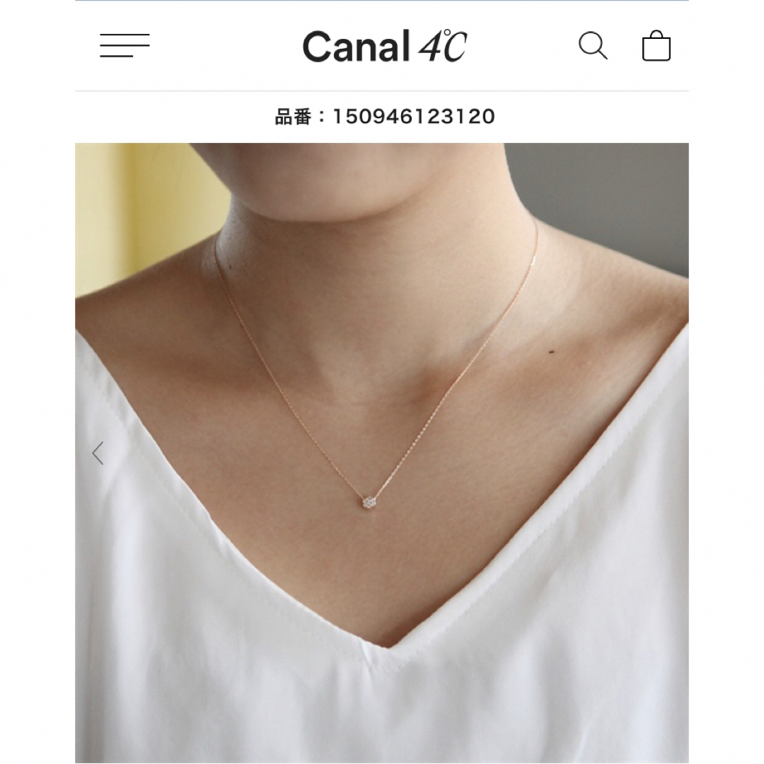 canal４℃(カナルヨンドシー)のカナル4°c ネックレス レディースのアクセサリー(ネックレス)の商品写真