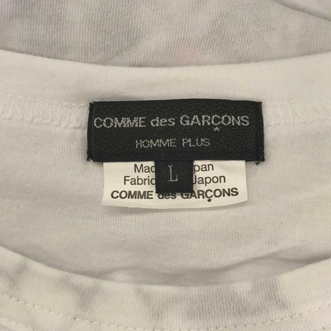 COMME des GARCONS HOMME PLUS / コムデギャルソンオムプリュス | 2019AW | カリグラフィー プリント Tシャツ | L | ホワイト | メンズ