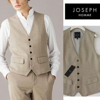 ジョゼフ(JOSEPH)の新品タグ付き【ジョセフオム】ウーステッドモックロディ ベスト ジレ 46(M)(ベスト)