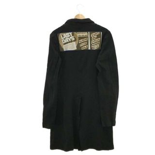 COMME des GARCONS HOMME / コムデギャルソンオム | 2018AW | パッチ付き ロングジャケット | M | ブラック | メンズ