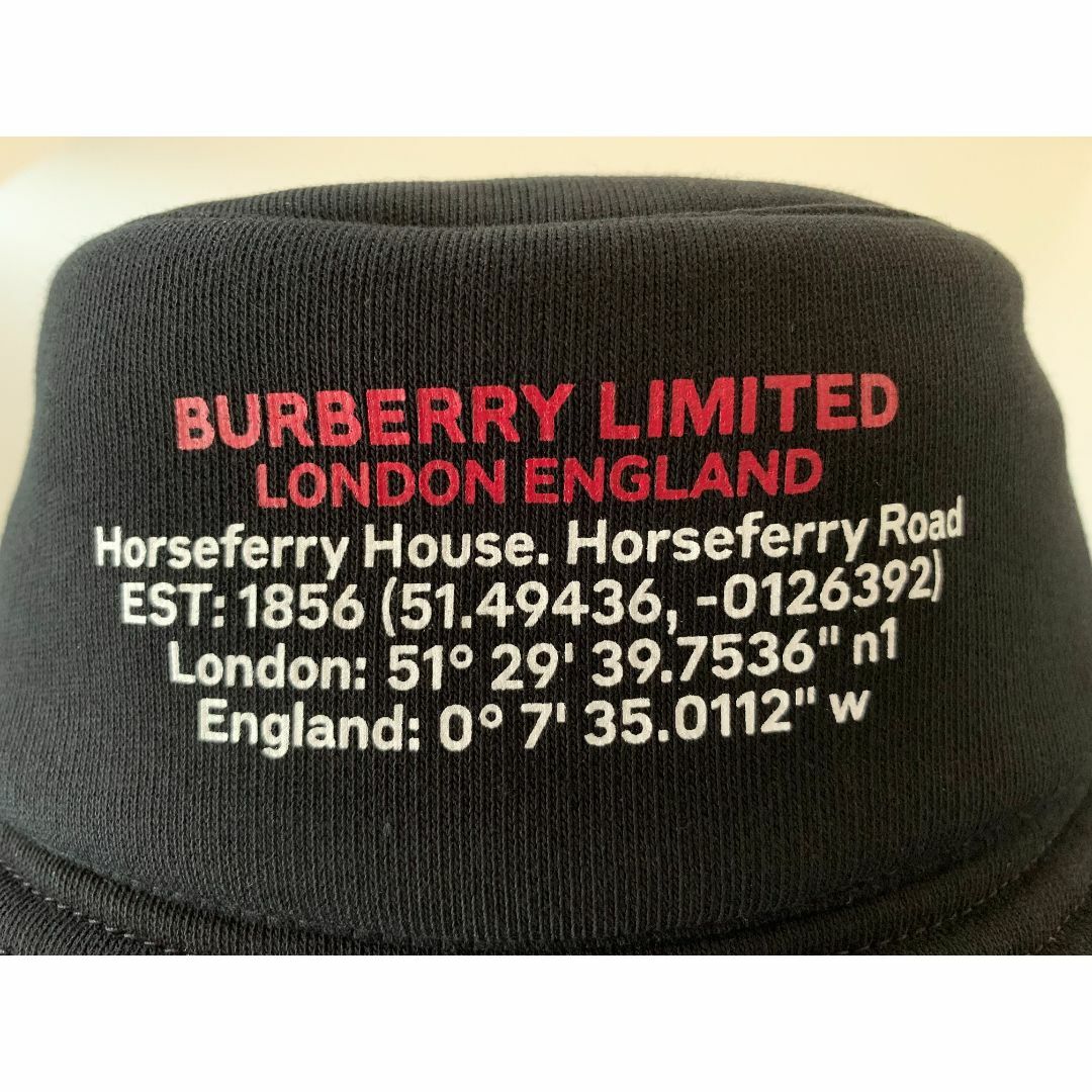 BURBERRY - BURBERRY ロケーションプリント コットン バケットハットの