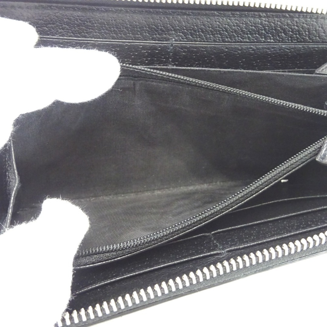 グッチ 長財布 ラウンドファスナー オフザグリット 625576 ブラック