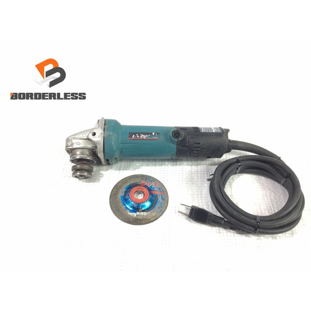 ☆品☆makita マキタ 100V 100mm ディスクグラインダー 9533BL コード式 研磨機 研削 切削 ディスクサンダー 75889バイク