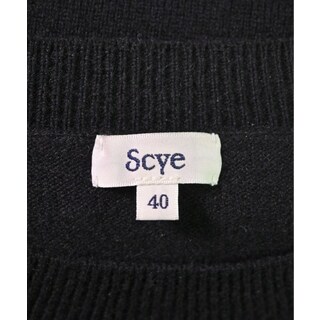 Scye - SCYE サイ ニット・セーター 40(L位) 黒 【古着】【中古】の