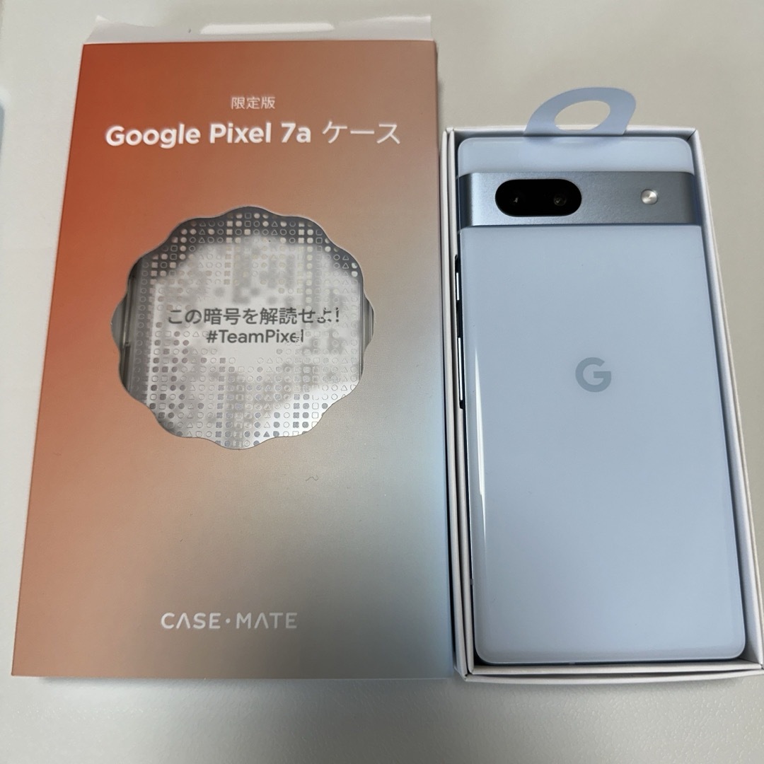 Google Pixel - 【中古美品】Pixel 7a Sea ケース付きの通販 by マリオ