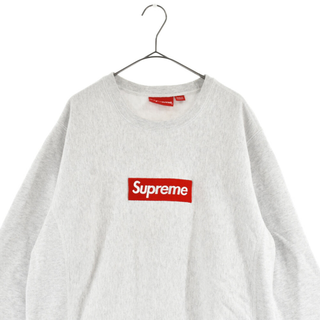 Supreme Box Logo Crewneck ボックスロゴ グレー L