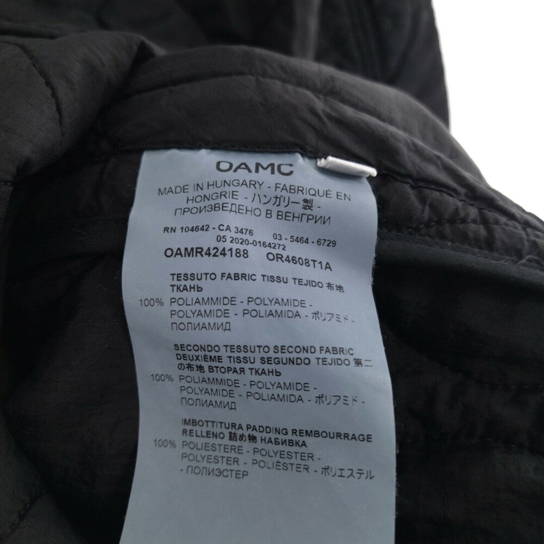 OAMC オーエーエムシー 20AW Combat Liner Quilting Jacket コンバット