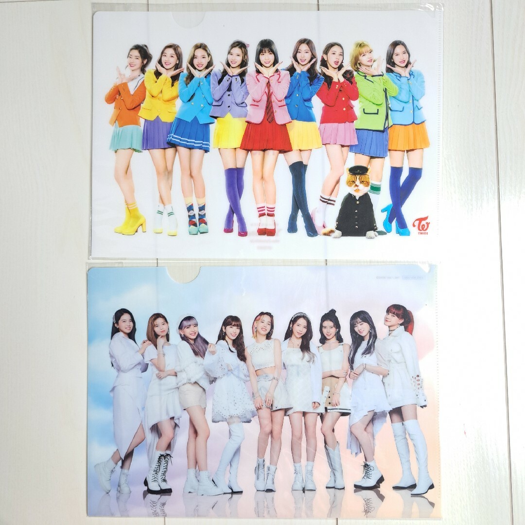 ファイル TWICE NiziU クリアファイル エンタメ/ホビーのCD(K-POP/アジア)の商品写真