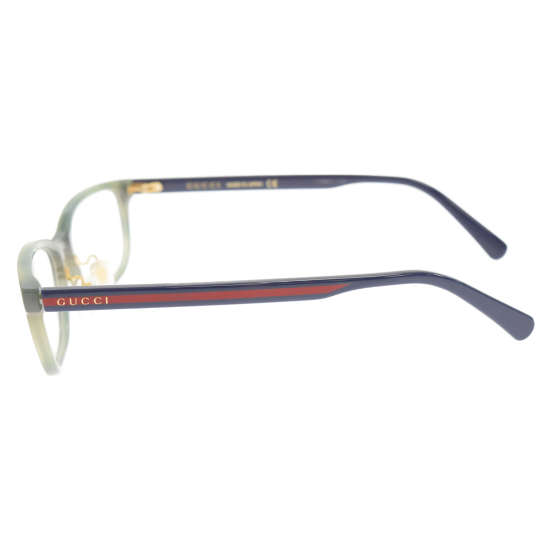 Gucci(グッチ)のGUCCI グッチ SHERRY LINE GLASSES GG0931OJ シェリーライン クリアフレーム サングラス メガネ グリーン/ブルー メンズのファッション小物(サングラス/メガネ)の商品写真