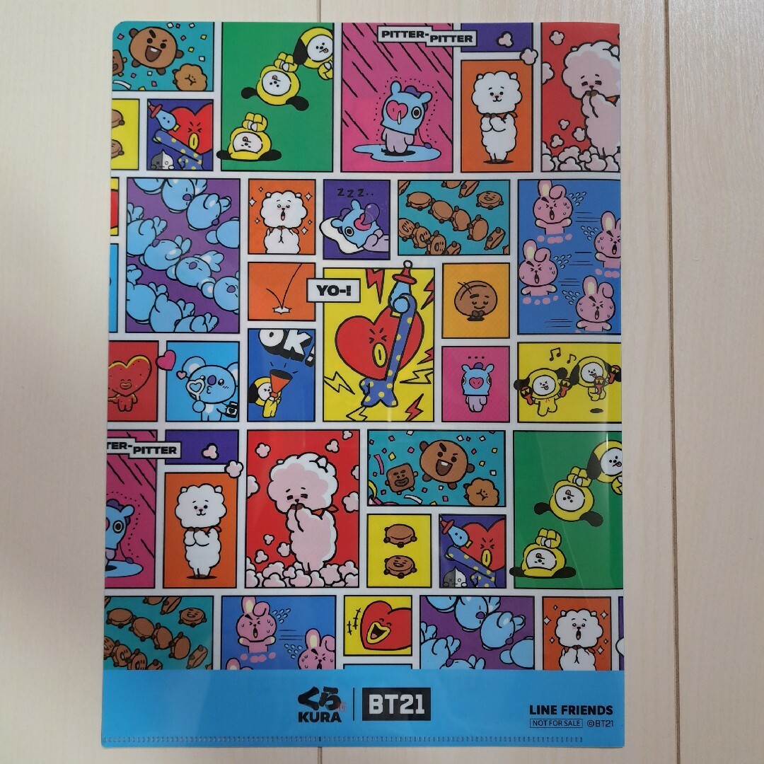 くら寿司 BT21 クリアファイル エンタメ/ホビーのエンタメ その他(その他)の商品写真