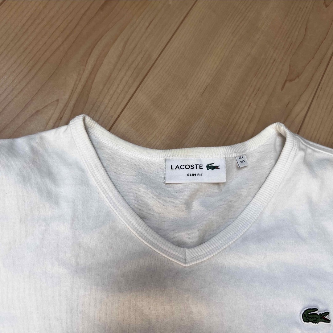 LACOSTE(ラコステ)のLACOSTE 半袖Tシャツ Vネック ラコステ レディースのトップス(Tシャツ(半袖/袖なし))の商品写真