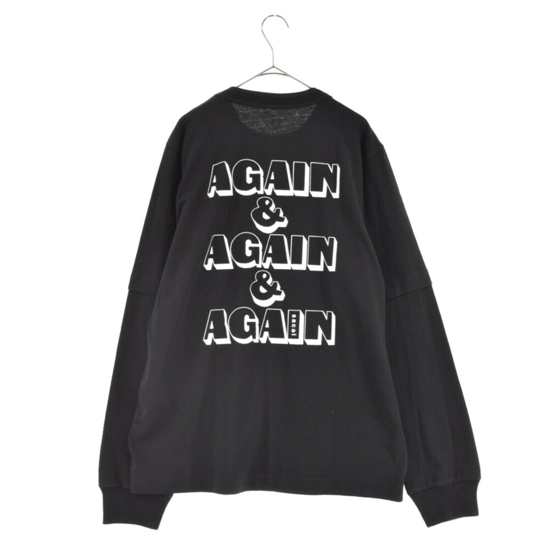 sacai - Sacai サカイ 22SS AGAIN&AGAIN&AGAIN L/S T-Shirt レタリング