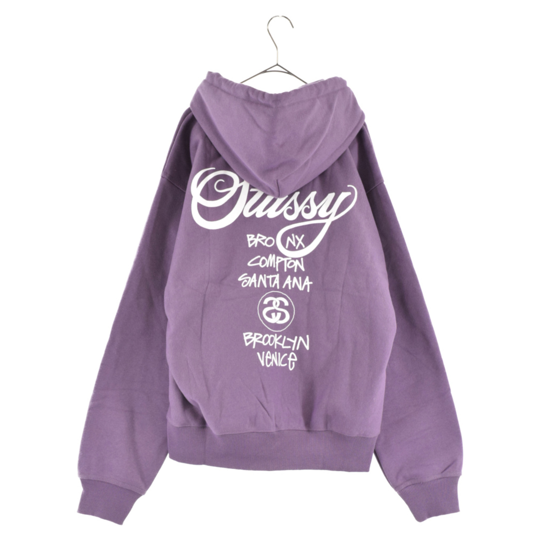 STUSSY WORLD TOUR ZIP HOOD ステューシー スウェット