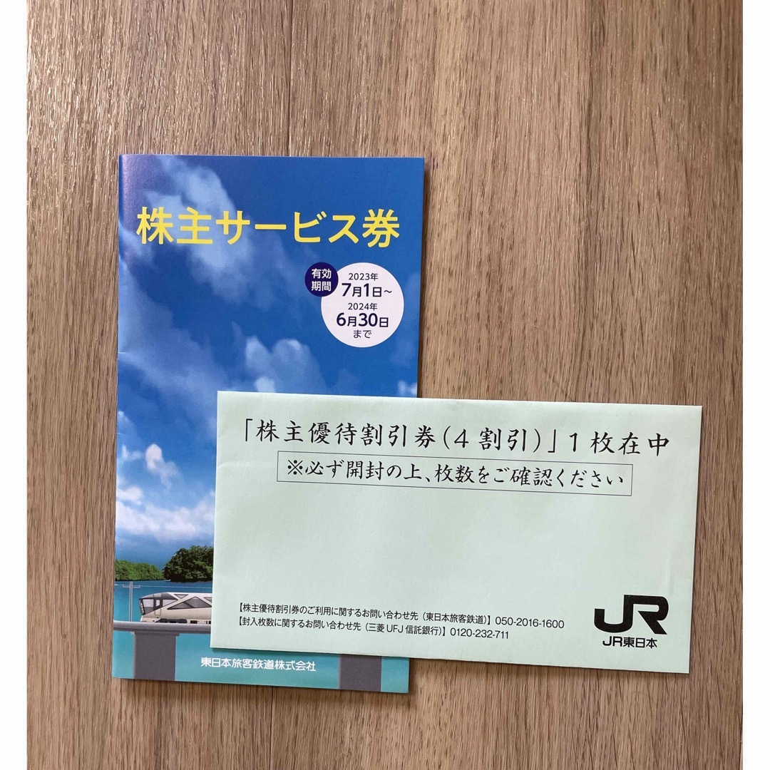 JR東日本旅客鉄道株式会社　株主優待割引券