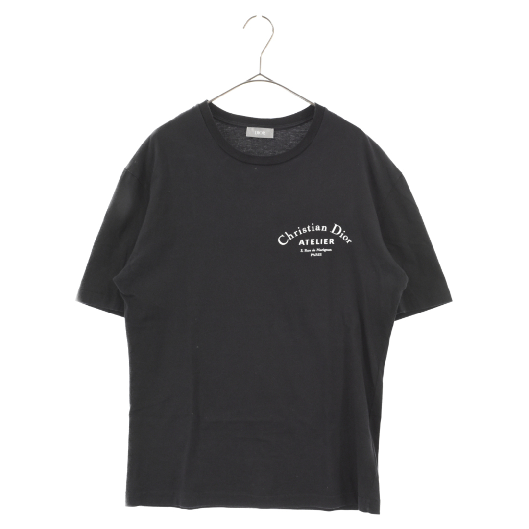 DIOR ディオール アトリエロゴプリントクルーネック半袖Tシャツ 863J621I0533 ブラック