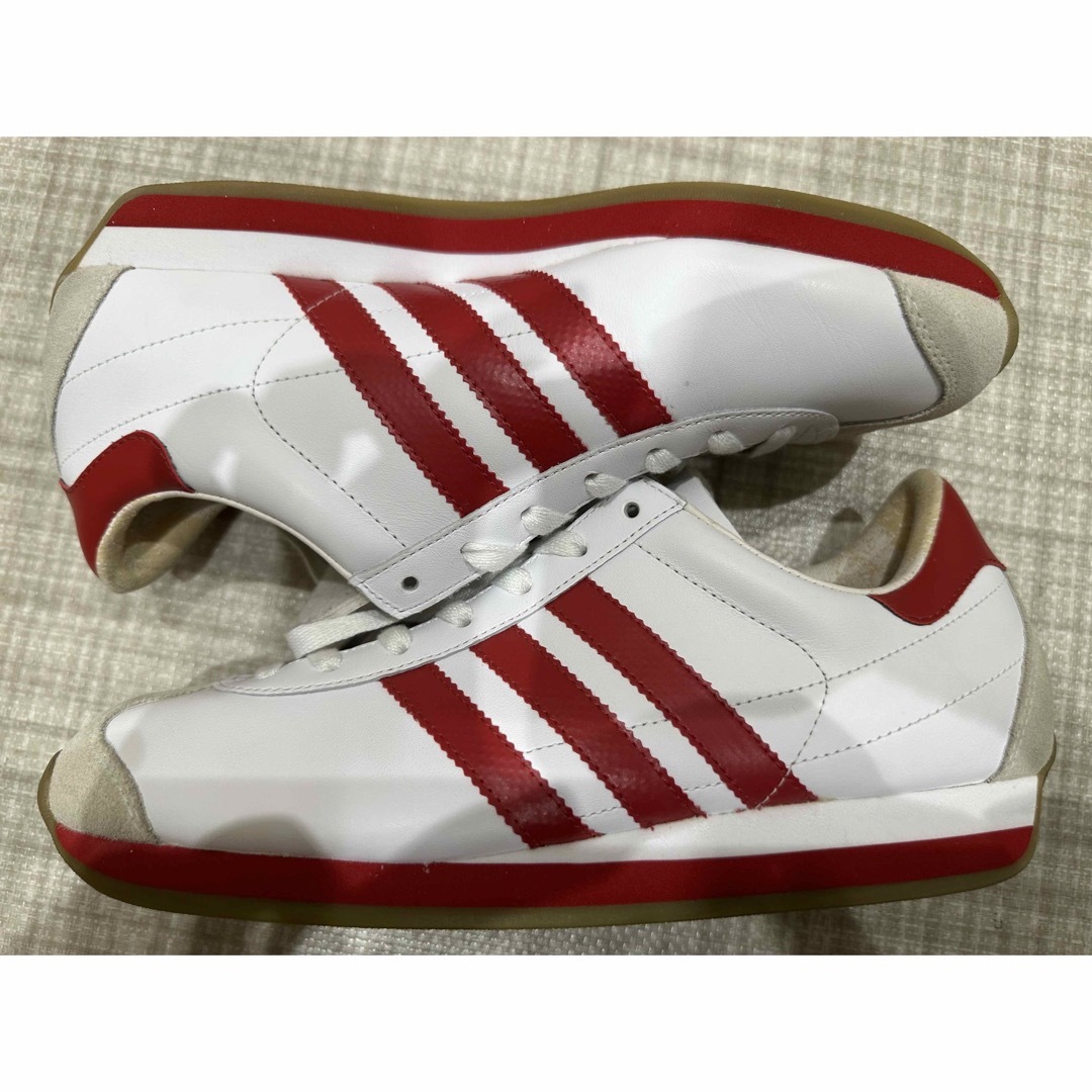 2002 adidas カントリー OG 白×赤 US8.5 新品 | フリマアプリ ラクマ