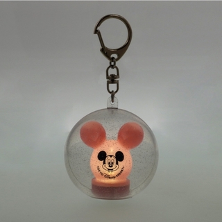 ディズニー(Disney)のディズニーリゾート　光る　キーチェーン　バルーン　　ミッキーマウス　新品未使用(キャラクターグッズ)