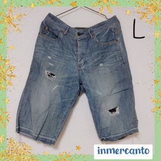 inmercanto - ④Lサイズ　inmercanto　デニム　ハーフパンツ　ズボン