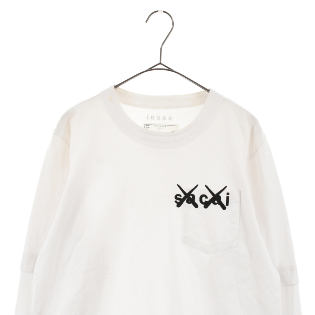 sacai KAWS Embroidery Tee