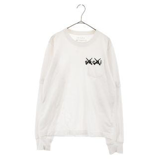 サカイ Sacai Tシャツ 21AW カットソー ショートスリーブ ジッパー コットン トップス メンズ 4(XL相当) ホワイト