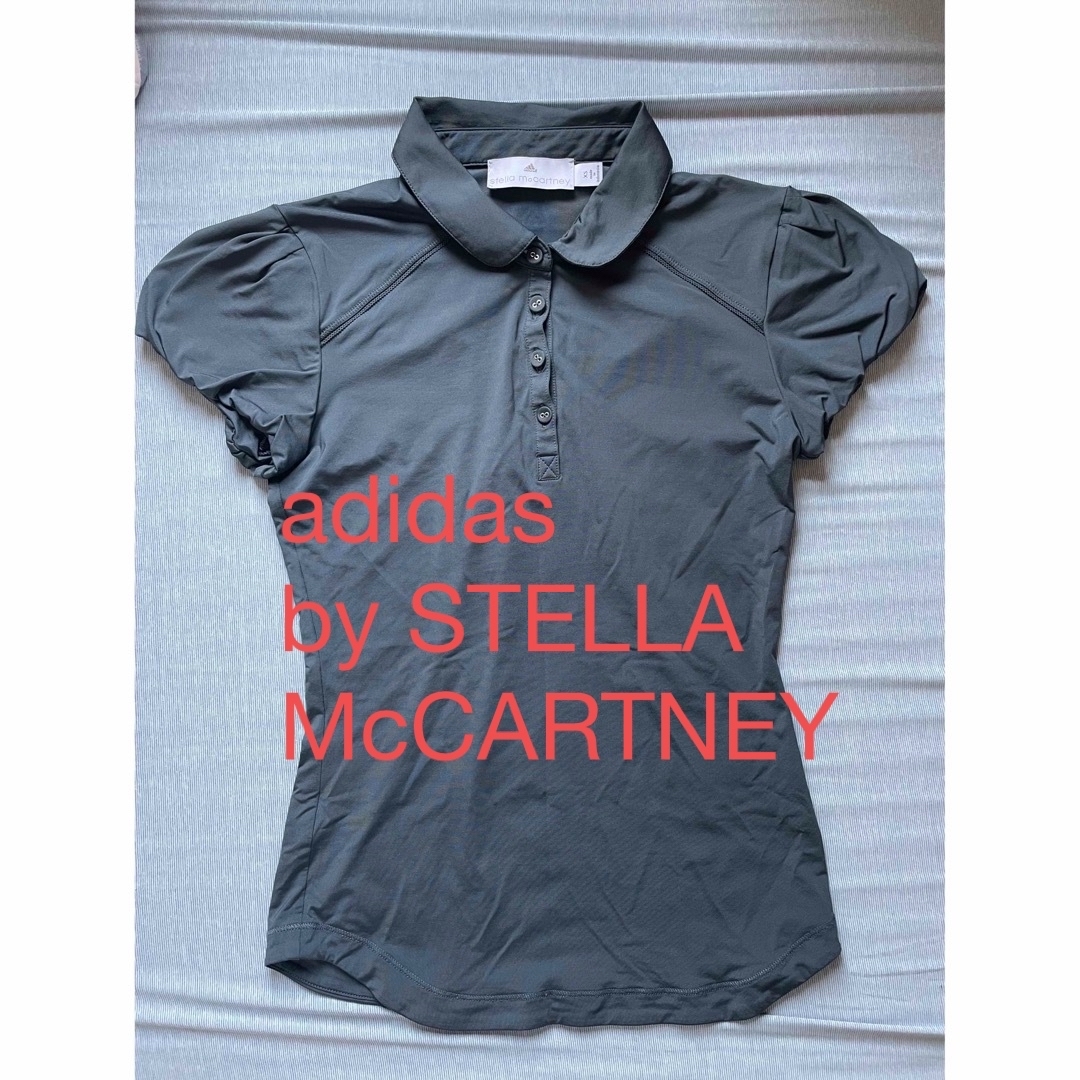 adidas by Stella McCartney(アディダスバイステラマッカートニー)の【美品】adidas by STELLA McCARTNEY  半袖ブラウス レディースのトップス(Tシャツ(半袖/袖なし))の商品写真