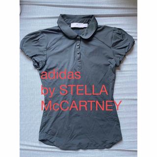 アディダスバイステラマッカートニー(adidas by Stella McCartney)の【美品】adidas by STELLA McCARTNEY  半袖ブラウス(Tシャツ(半袖/袖なし))