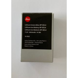 ライカ(LEICA)のLeicaバッテリー　BP-SCL4(バッテリー/充電器)