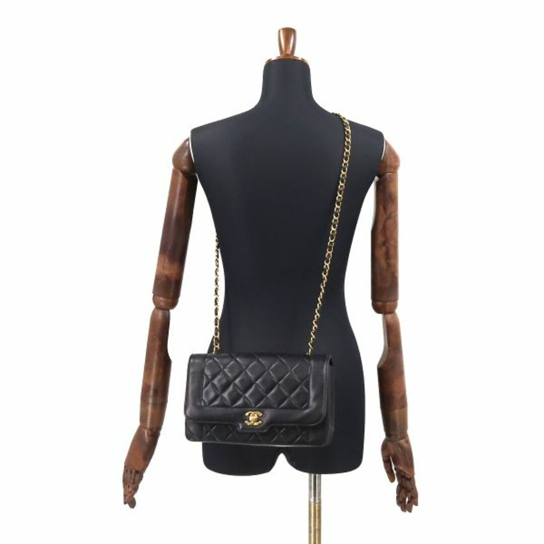 シャネル CHANEL マトラッセ チェーン ショルダー バッグ レザー