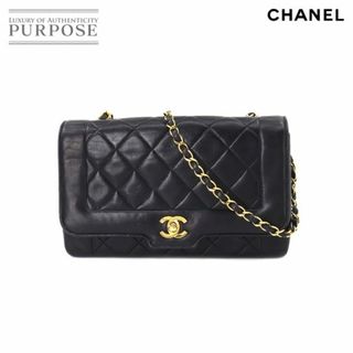 シャネル CHANEL マトラッセ がま口 チェーン ショルダー バッグ ベロア レザー ブラック ヴィンテージ シルバー 金具 VLP 90161036