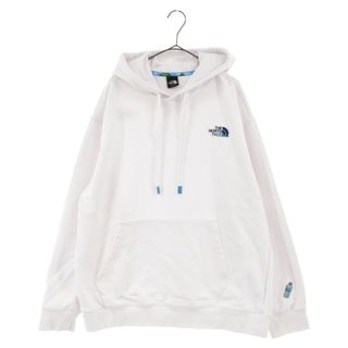 ザノースフェイス(THE NORTH FACE)のTHE NORTH FACE ザノースフェイス ESSENTIAL ECO HOODIE ロゴ刺繍 スウェット パーカー ホワイト NM5PM04C(パーカー)