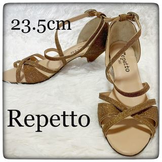 レペット(repetto)のRepetto ラメ サンダル size23.5cm(サンダル)