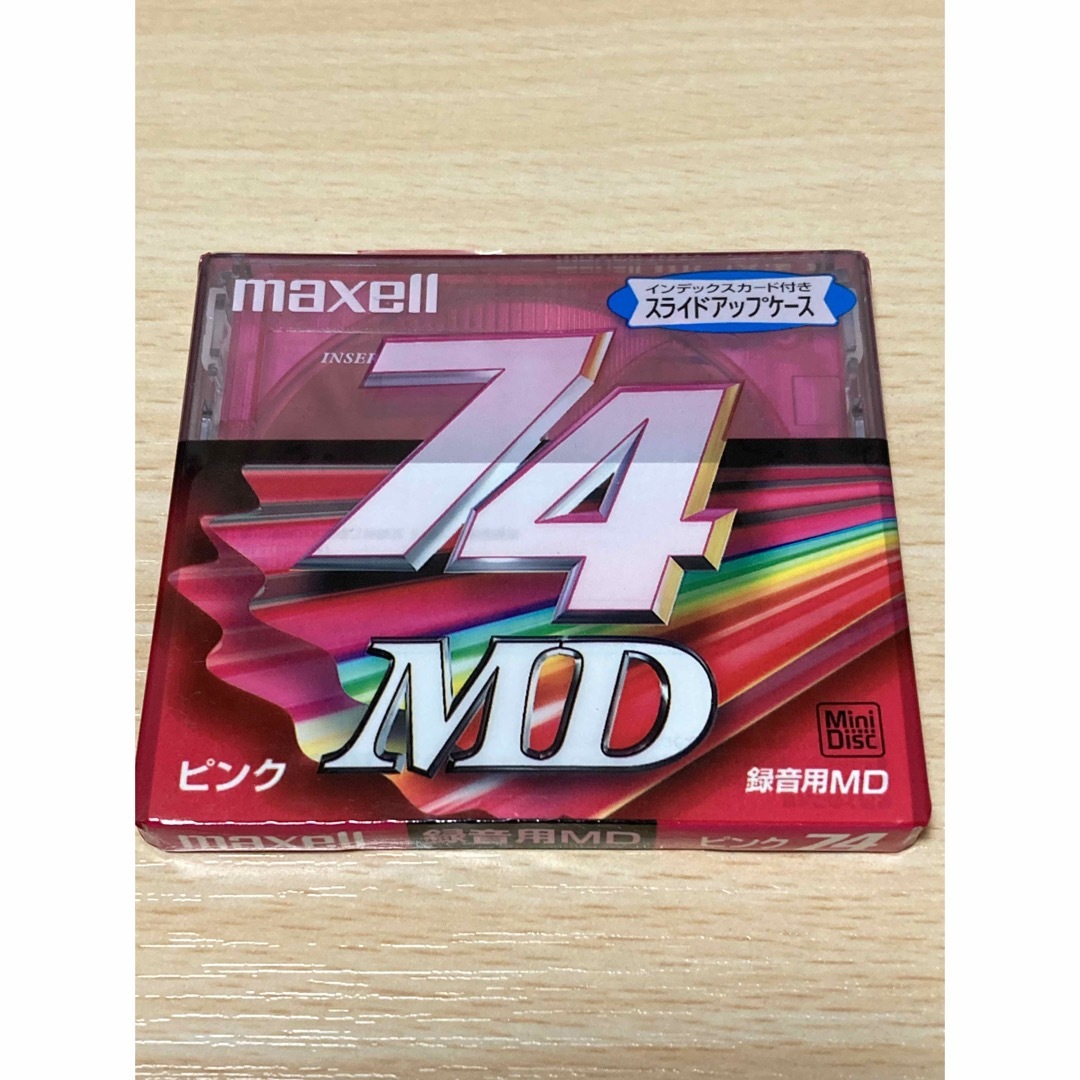 maxell(マクセル)の録音用MD maxell MD-74GNE、MD-74PKE、MD-74PEE スマホ/家電/カメラのオーディオ機器(ポータブルプレーヤー)の商品写真