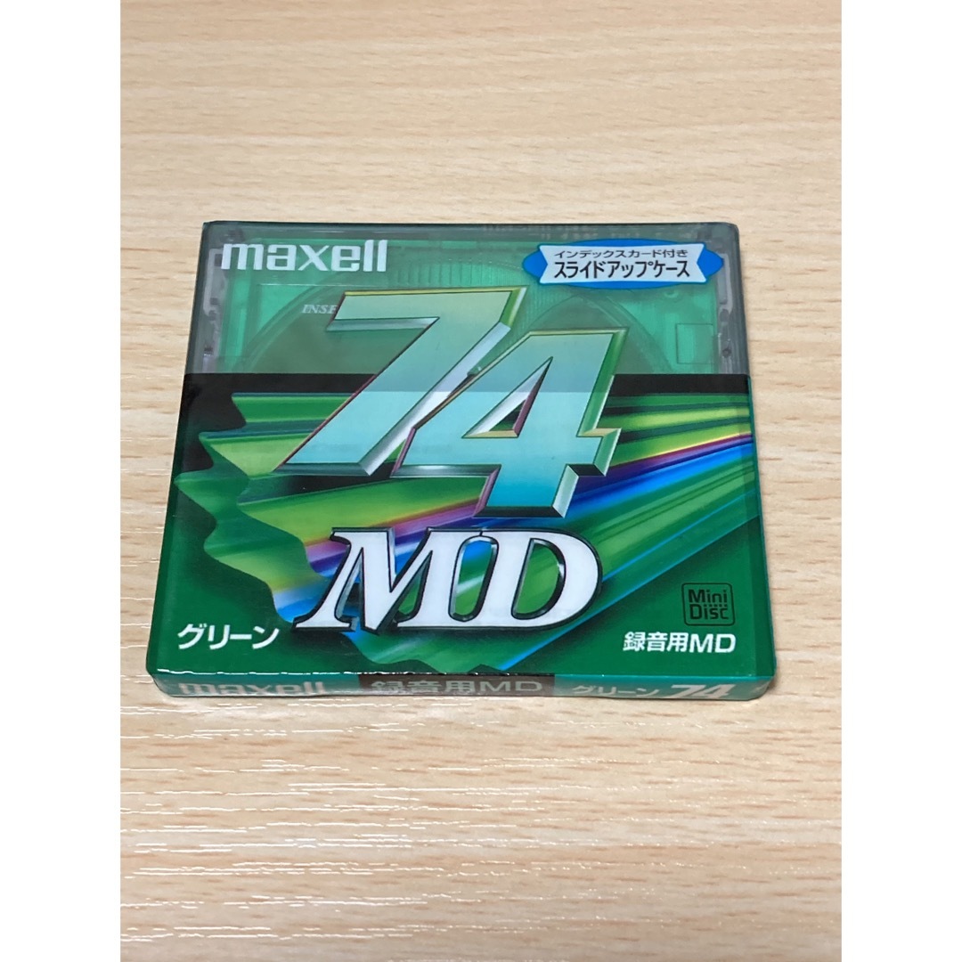 maxell(マクセル)の録音用MD maxell MD-74GNE、MD-74PKE、MD-74PEE スマホ/家電/カメラのオーディオ機器(ポータブルプレーヤー)の商品写真