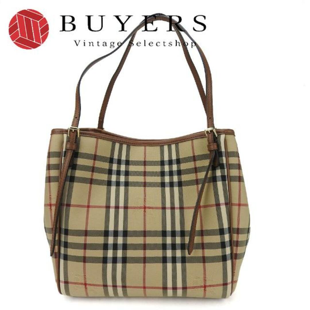 BURBERRY - 【中古】美品 バーバリー トートバッグ 肩掛け ノバ