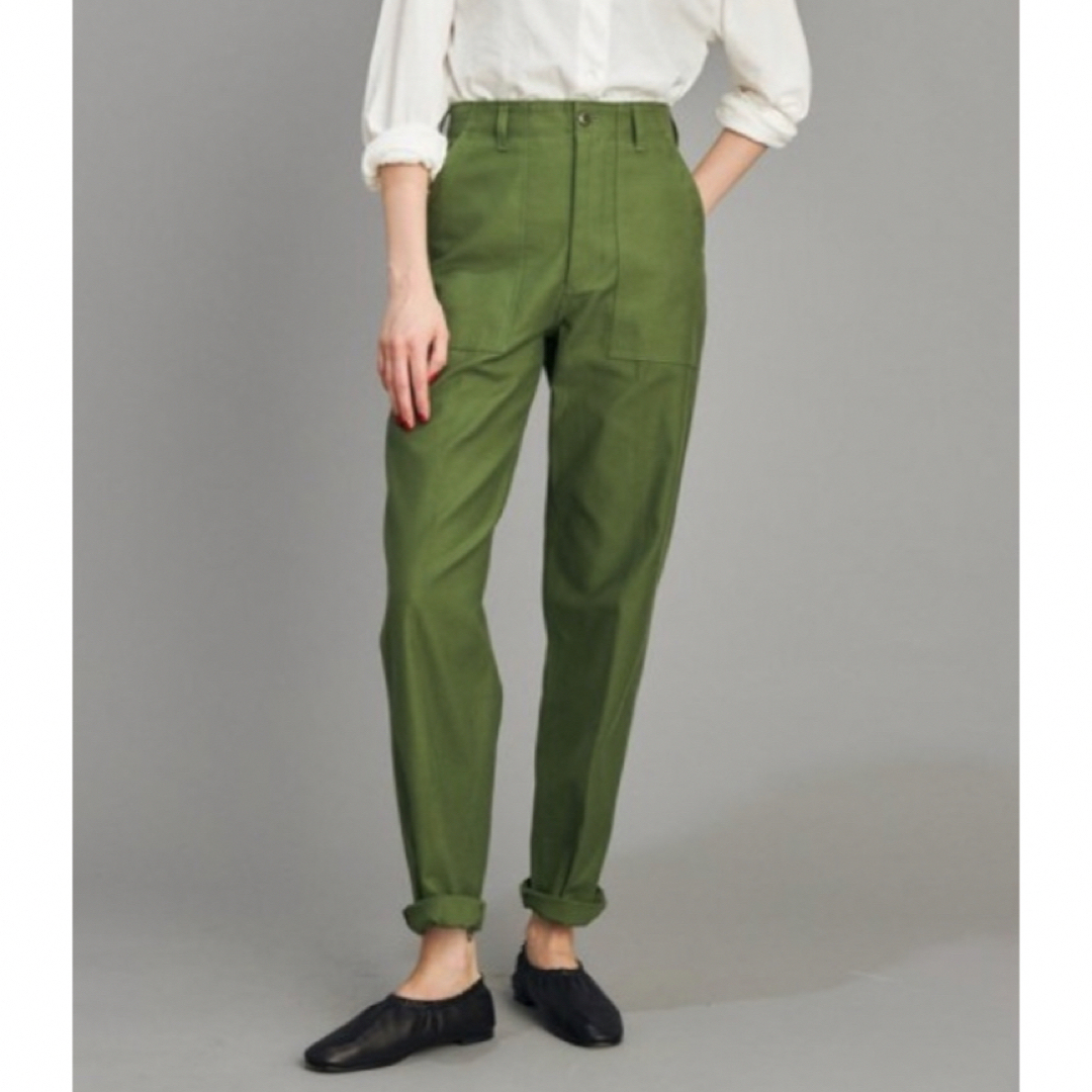 THE SHINZONE BAKER PANTS 32 KHAKI カーキ-