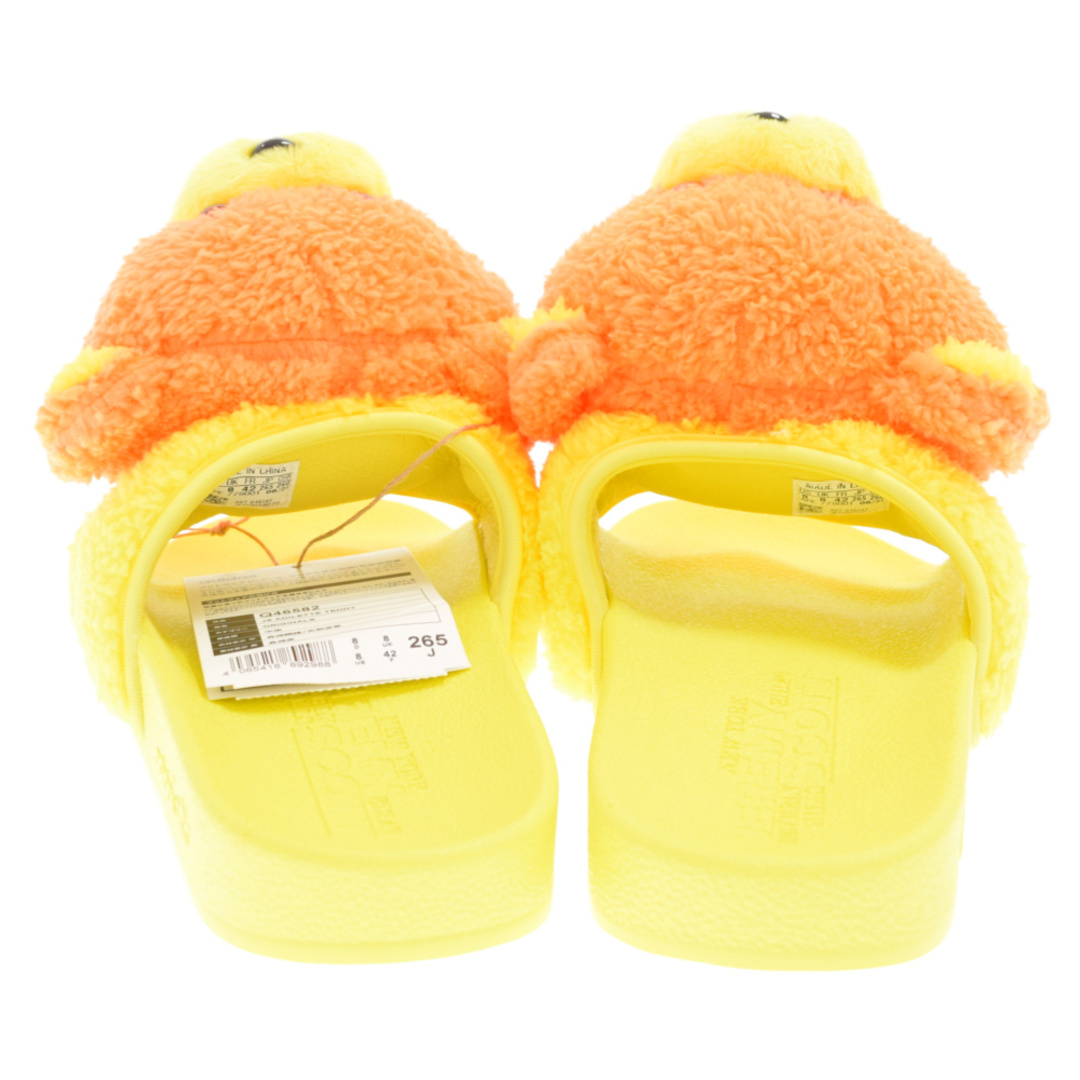 adidas(アディダス)のadidas アディダス JEREMY SCOTT ADILETTE TEDDY ジェレミー・スコット アディレット テディサンダル オレンジ Q46582 26.5cm /US8 メンズの靴/シューズ(サンダル)の商品写真