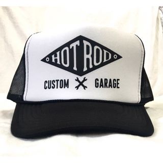 オットーキャップ(OTTO CAP)の訳ありアウトレット　HOT ROD  トラッカー　新品　otto ブラック (キャップ)